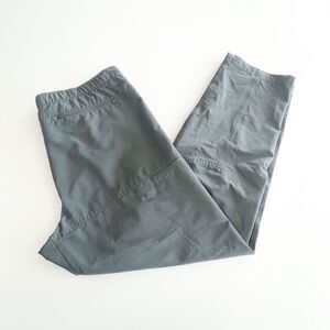 Avia Mens Cargo Pants Adventure Clothing Side Pockets Dark Green Large